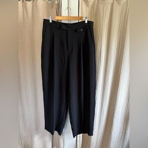 Madewell Wide Leg Drapey Trousers- 14